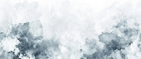 Abstract Watercolor Texture with Blue and Gray Shades