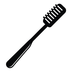 dental hygienist element isolated interdental brush on white background