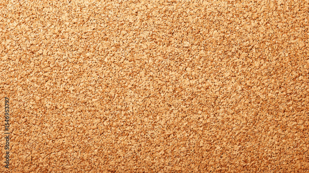 Aufkleber Natural light brown cork texture background with rough surface and organic pattern for design and decoration
