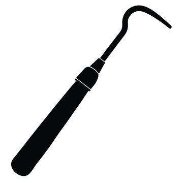 dental hygienist element isolated prophy angle on white background