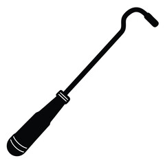 dental hygienist element isolated suction tube on white background