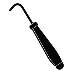 dental hygienist element isolated ultrasonic scale on white background