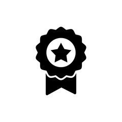 Badge icon symbol for apps and websites. Awards icon vector. Achieve sign and symbols. Stamp