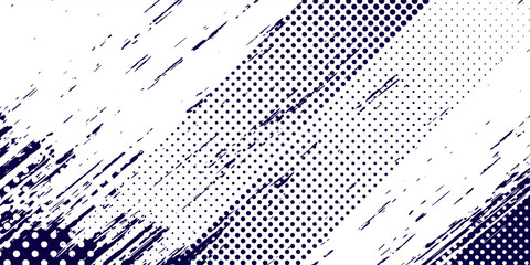 blue color pattern gradient grunge texture background. Dots pop art comics sport style vector illustration Abstract background dark blue with modern corporate concept © Achmad Sukriyadi