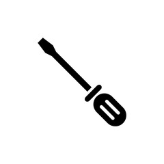 Screwdriver icon symbol for apps and websites. tools sign and symbol