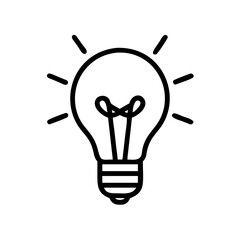 light bulb vector illustration