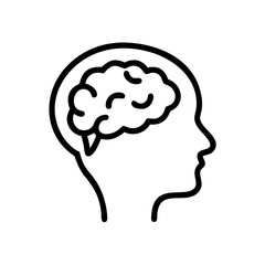 human brain vector illustration