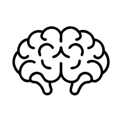 human brain vector illustration