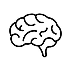 human brain vector illustration