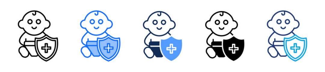 Pediatric multiple icon