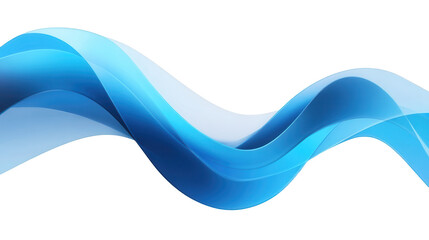 Obraz premium Abstract Blue Wave Design