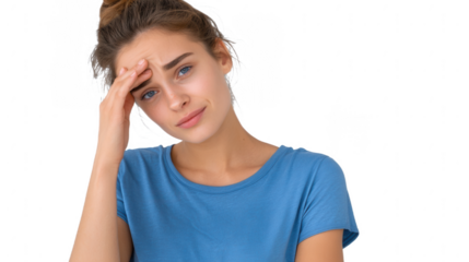 Woman Expressing Anxiety