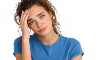 Young Woman Experiencing Head Pain