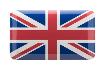 Glossy National Flag Badge - A Detailed Look at the UK's Iconic Pin