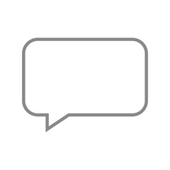 シンプルな吹き出しのベクターアイコン_2