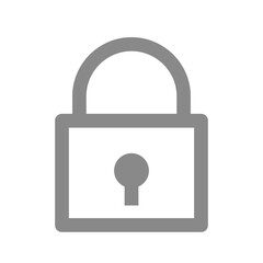 シンプルな南京錠のベクターアイコン_1