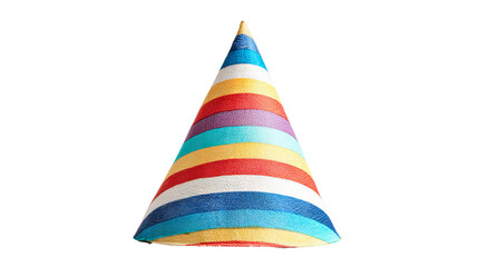 party hats isolated alfa chanel. colorful party hats. birthday hat transparant background