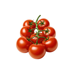 Fresh cherry tomatoes on the vine.