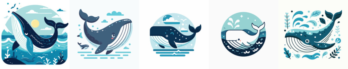 vector of whale