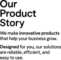 Obraz premium Ad Copy Template | Marketing Text for Ads & Promos