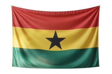 Ghana's National Flag A Majestic Waving Symbol of Pride and Independence
