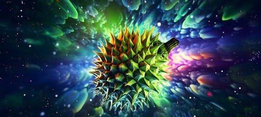 Galaxy Version of soursop world,ai generative