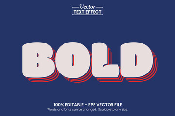 Retro vintage text effect, Editable text effect	