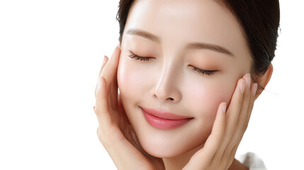 Fototapeta premium Beautiful Woman with Radiant Skin