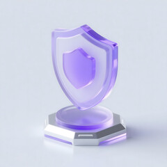 blue trophy cup