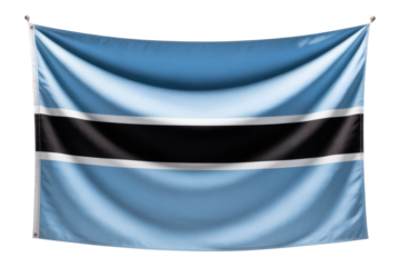 Waving National Flag of Botswana A Stunning Display of National Pride and Identity