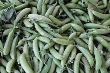 green beans in the market