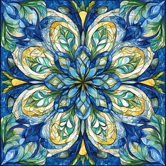 Seamless tile patterns combining cultural, modern, and botanical inspirations for commercial vector.