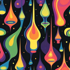 Seamless tile patterns combining cultural, modern, and botanical inspirations for commercial vector.