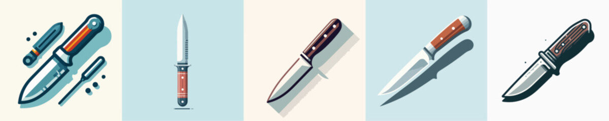 vector of a knife