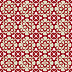 Fototapeta premium seamless damask pattern