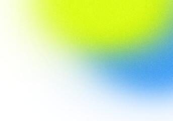 Abstract grainy color gradient shape cutout on transparent background, blue green glowing color grainy backdrop design, noise texture effect, grunge texture