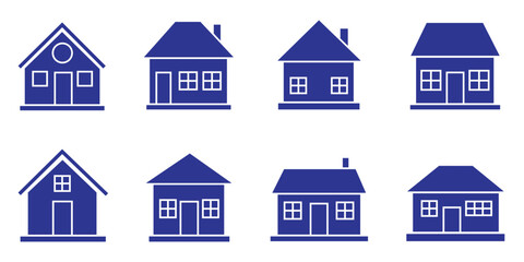 House icons set. Home icon .