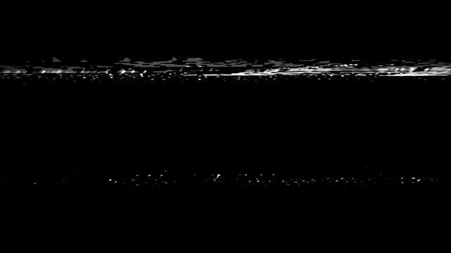 Analog VHS Videotape Tracking Drag Static Interference Seamless 4K Video Background Overlay Effect Loop