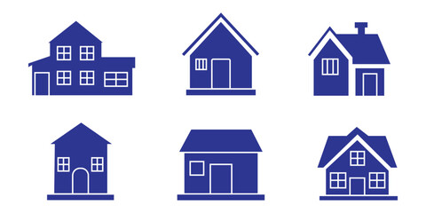 House icons set. Home icon .