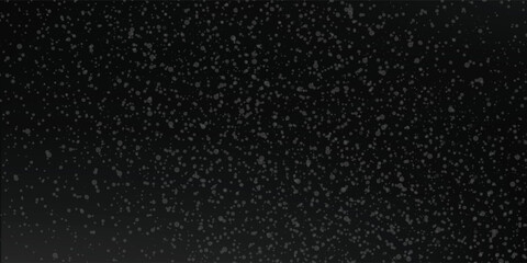 Obraz premium snow, stars, white dots bokeh on black background