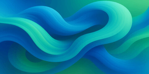 Abstract blue wave design, a flowing artistic illustration of swirling water lines and light patterns