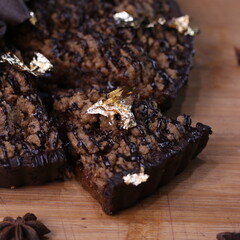 pizza made from full chocolate