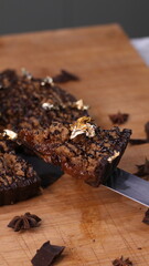pizza made from full chocolate