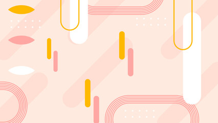 Abstract pastel shapes and lines in a simple design, perfect for backgrounds, prints, invitations, packaging, and web design projects.