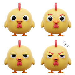 Cute Cartoon Chicks