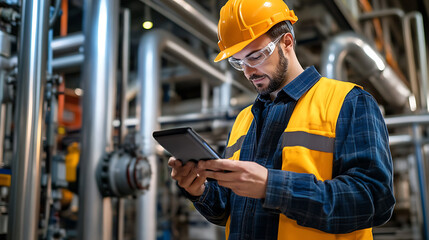 A computer generated image of a pipe with a purple and orange line. The image is abstract and colorful, with a futuristic feel