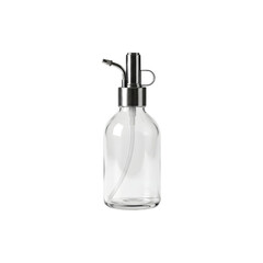 Transparent soap dispenser bottle