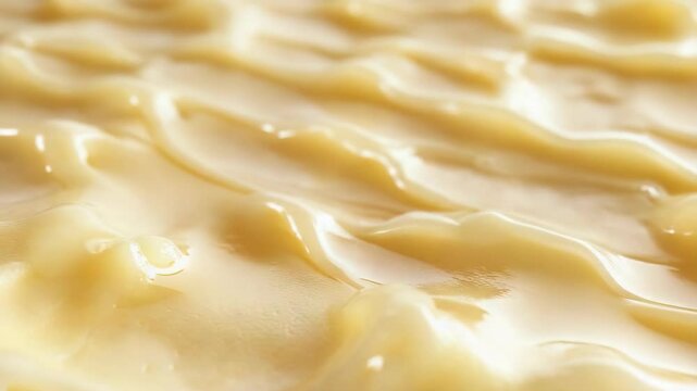 Creamy cheese dish, ready to be served.