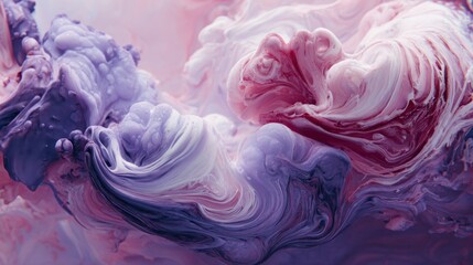 Obraz premium Abstract swirling colors painting