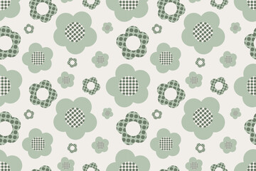 Seamless flower patterns design for all types of print textiles and backgrounds.